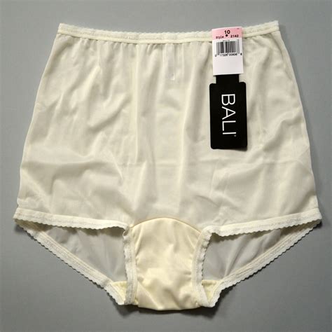 nylon bali panties|bali nylon freeform panty.